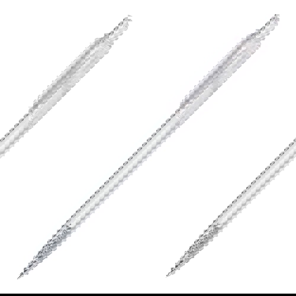 Kugelschreiber Ducal Clear Transparent - Transparent / Weiss