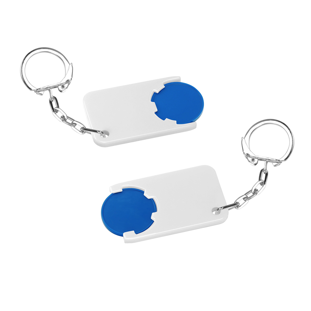 Chiphalter mit 1€-Chip "Beta" - Blau/Weiß