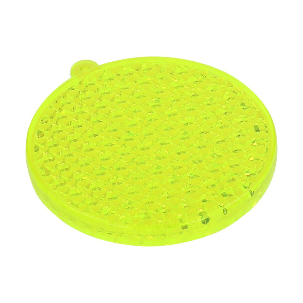 Reflektor "Rund" - transparent-gelb