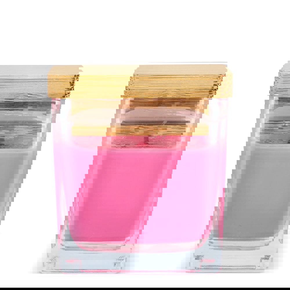 Chakra Kerze auf pflanzlicher Basis im Glasgefäß