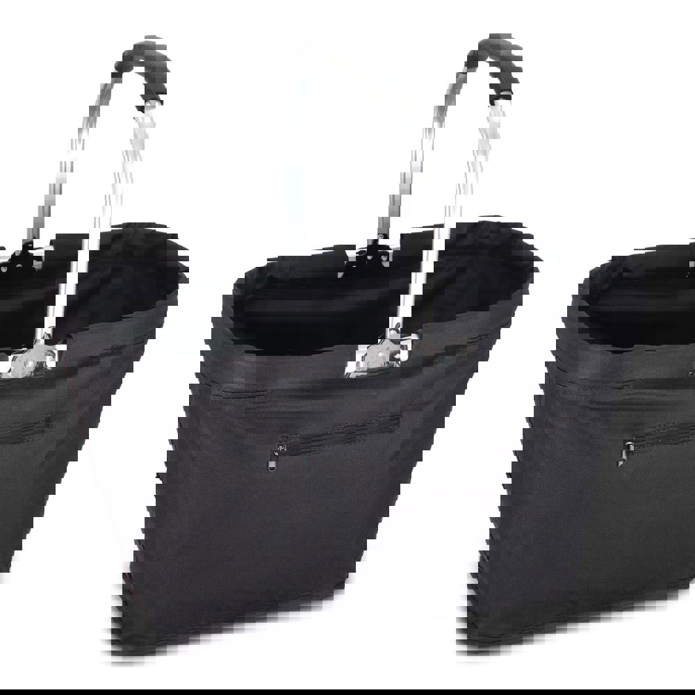 Faltbarer Einkaufskorb - schwarz