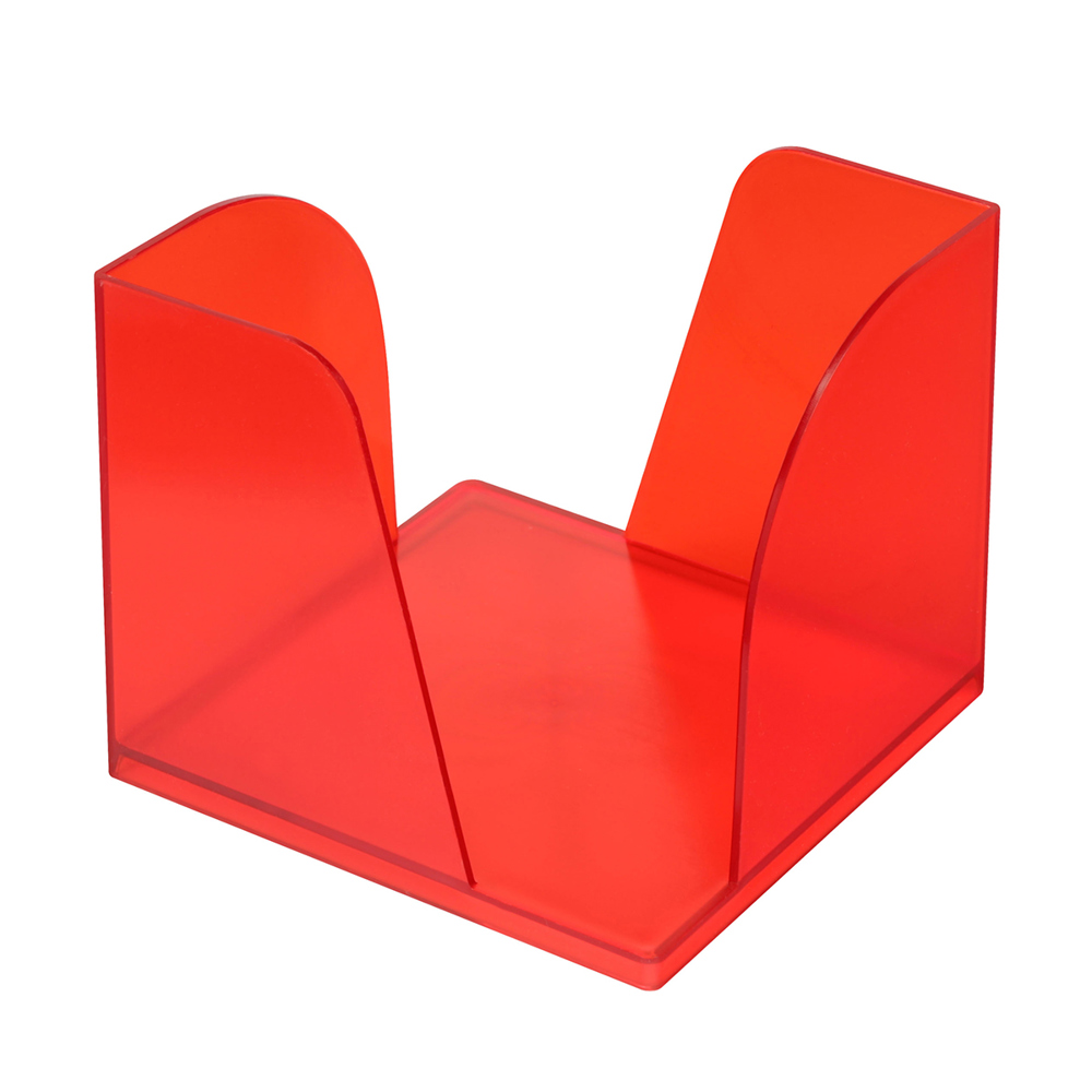 Zettelbox "Gamma" - gefrostet rot