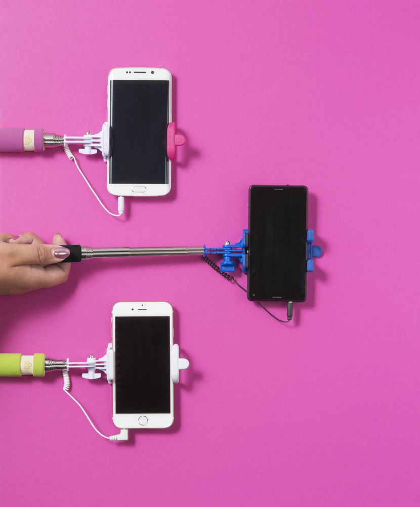 Teleskop-Halterfür Selbstportraits Ursula