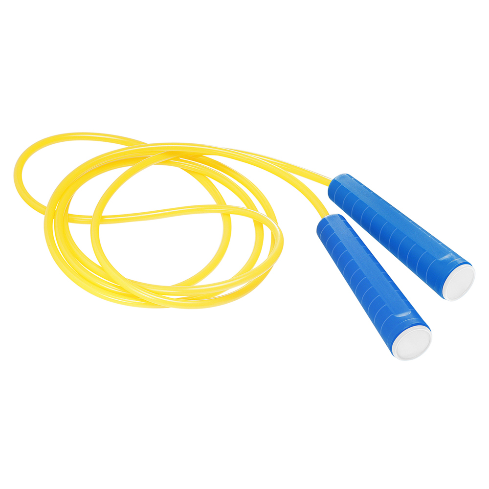 Springseil - blau/weiß/neongelb