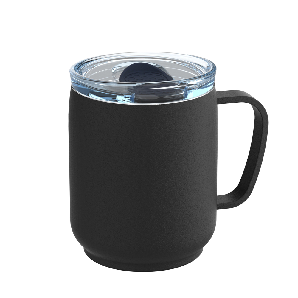 Thermobecher RETUMBLER-myNIZZA CERAMIC - schwarz, transparent, marineblau