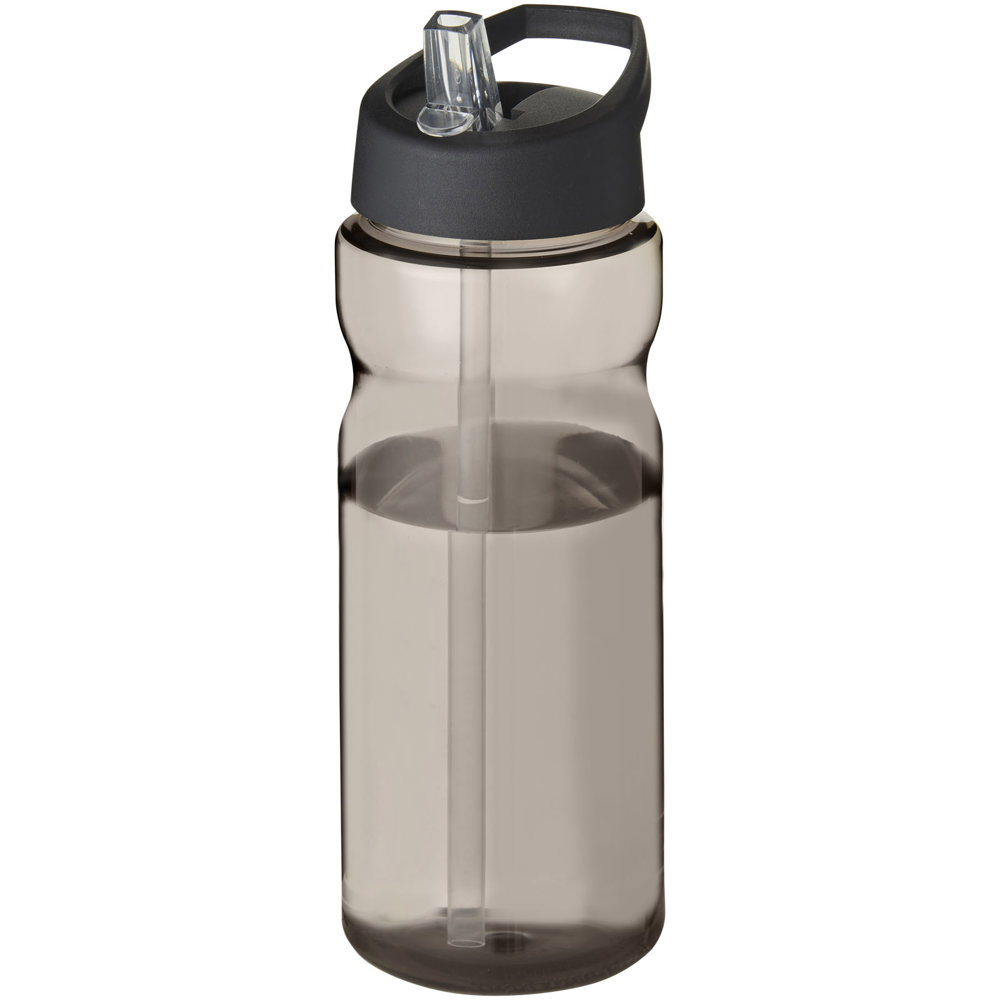H2O Active® Base Tritan™ 650 ml Sportflasche mit Ausgussdeckel - kohle, schwarz
