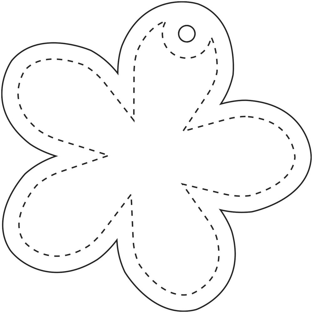 RFX™ H-13 leichter, reflektierender PVC-Anhänger Blume