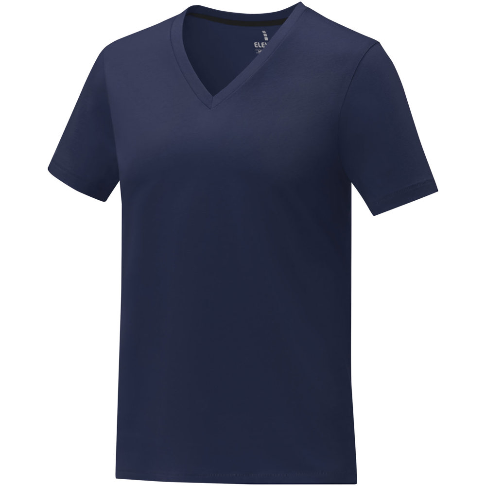 Somoto T-Shirt mit V-Ausschnitt für Damen - navy