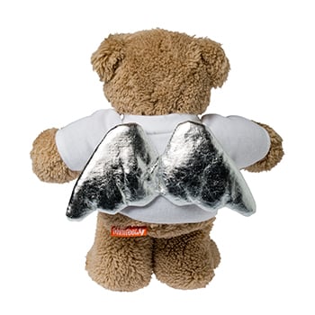 Mini-T-Shirt mit Flügeln, weiß, M