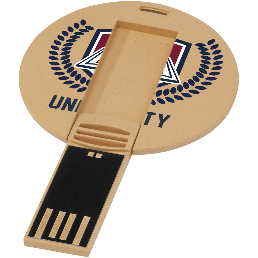 Runder ausklappbarer USB Stick