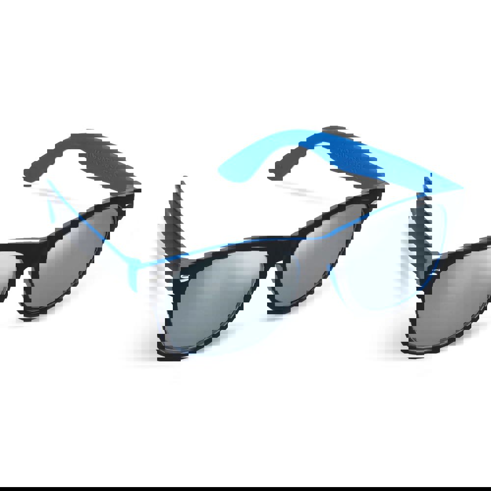 Sonnenbrille Tate Spiegel Glas UV400 - Hellblau