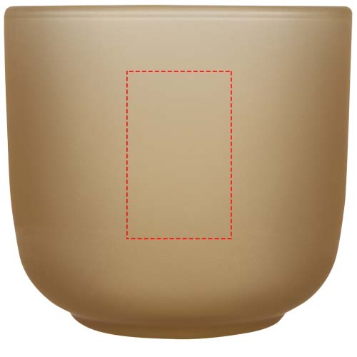 Male Set aus Holztablett und Glastassen