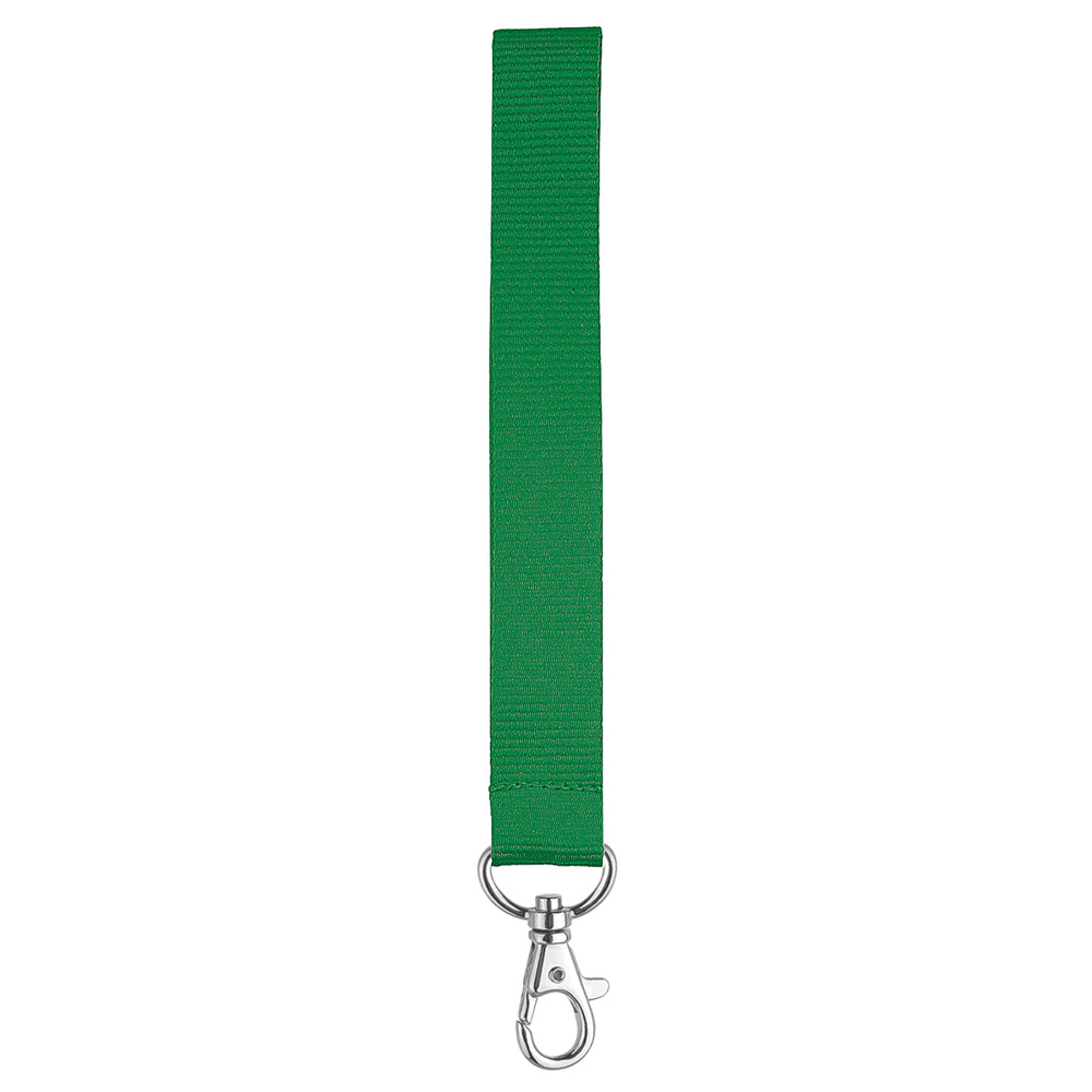 Kurz-Lanyard mit Standardkarabiner, - Smaragdgrün (ca. Pantone 348C)