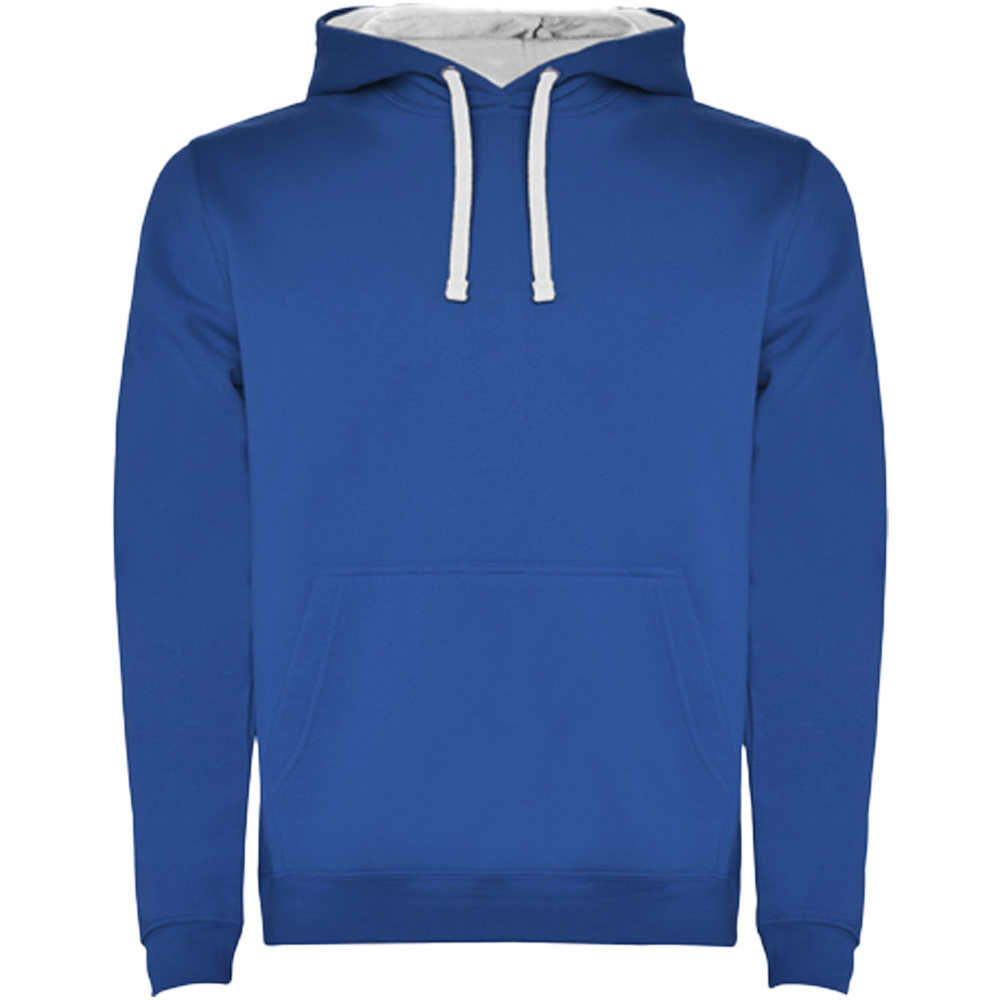 Urban Kapuzenpullover für Herren - royalblau, weiss