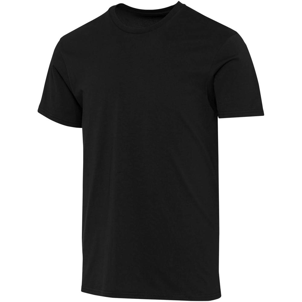 Azurite Kurzärmeliges T-Shirt aus 160 g/m² Bio Baumwolle (OCS), unisex - schwarz