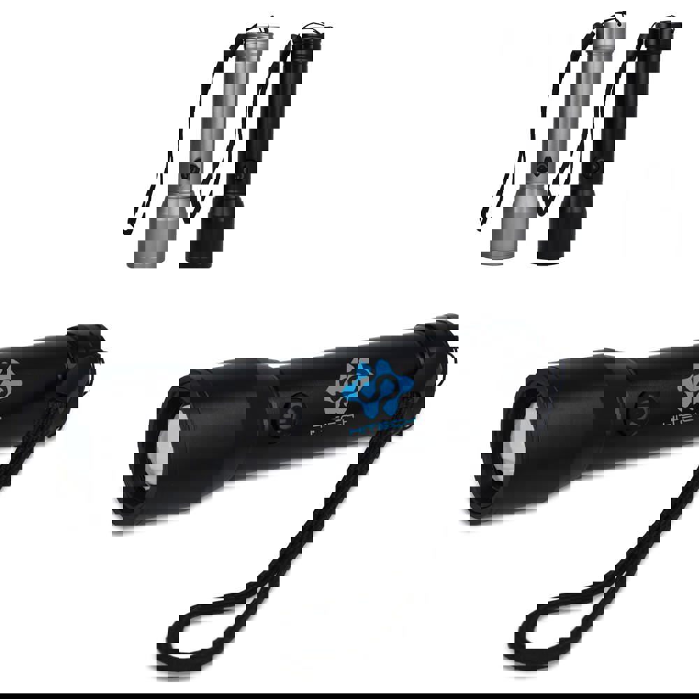 Wiederaufladbare Taschenlampe aus recyceltem Aluminium IPX4