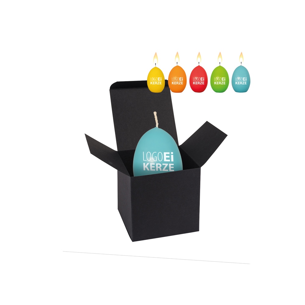 ColorBox LogoEi Kerze - schwarz