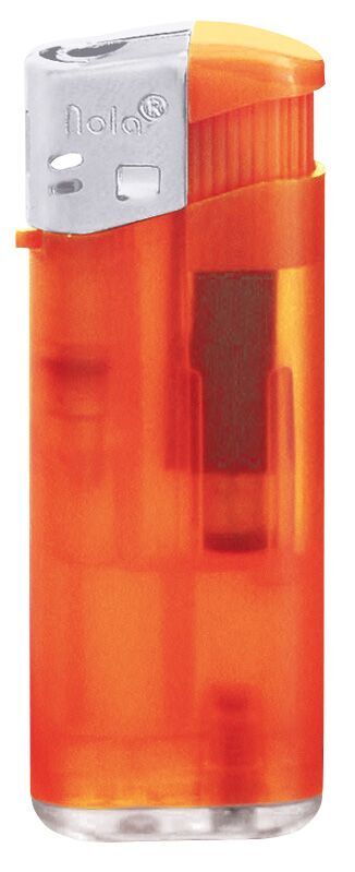 Nola 4 midi Elektronik Feuerzeug, nachfüllbar - frosty matt orange